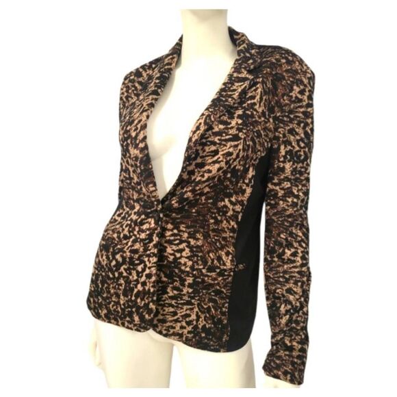 Rafaella Animal Print Blazer Womens Size 6 New with Tags - Picture 4 of 10